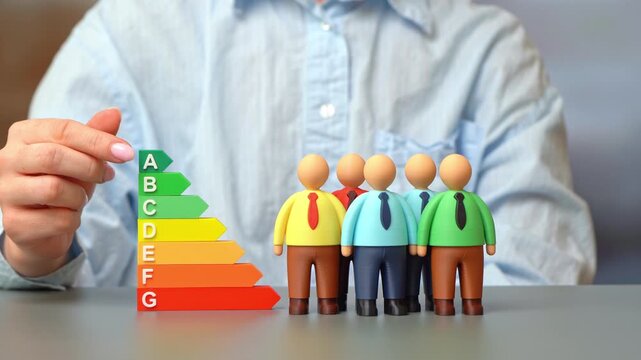 Business Lady evaluates employees on a tier scale. Strong team productivity reflects smart management and clear goals. Modern workplace culture rewards focus, collaboration and measurable results.