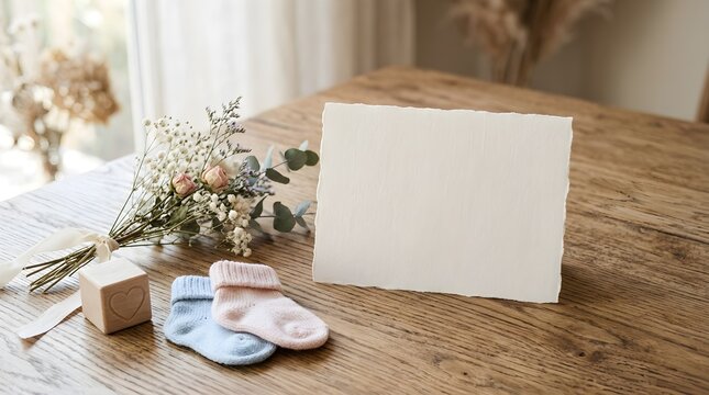 Minimalist white canvas shoes with dried flowers and wooden box on natural surface