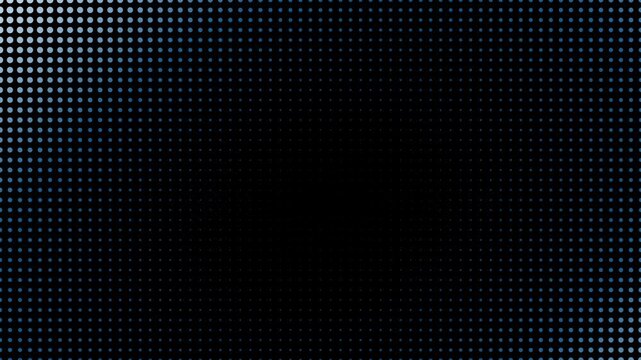 Abstract Blue Halftone Dot Pattern Background