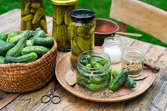 Pickled cucumbers