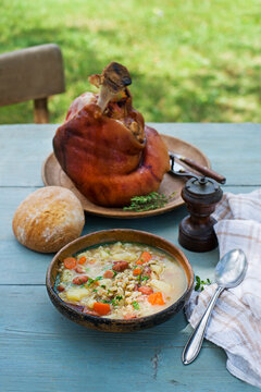 Barley soup ricet