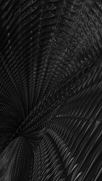 3d Abstract black background. Low poly triangle. 3d rendering illustration not AI
