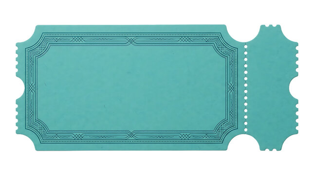 A beautifully rendered vintage ticket template ideal for creative projects and designs needing a retro aesthetic offering versatile use