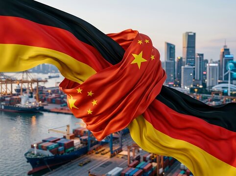 Trade, Manufacturing, and Logistics of Germany and China. Industrial production, automotive exports, supply chains, and international economic relations