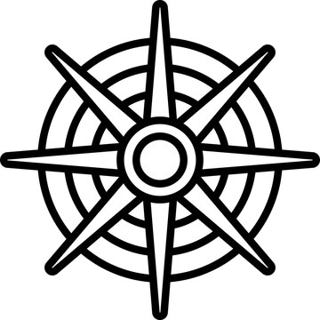 Navigation Chart Icon
