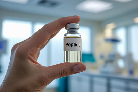 Peptides trend health and beauty skin regeneration support immunity and improve sleep AI Generative
