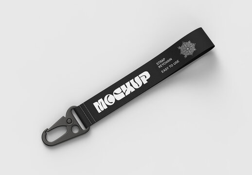 Strap Keychain Mockup Template