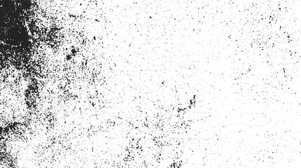 Obraz premium Abstract Monochrome Grunge Texture, White Background with Black Scratches and Distressed Vintage Overlay Effect.