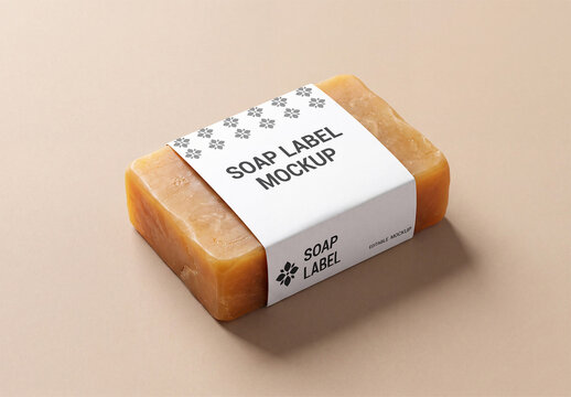 Soap Label Packaging Mockup