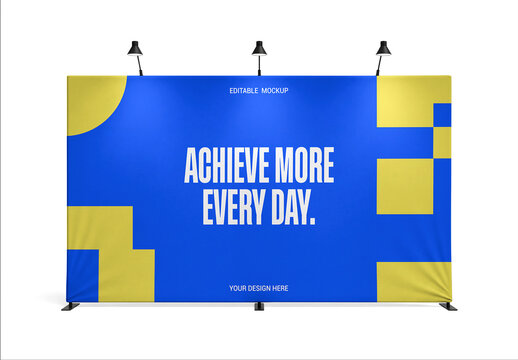 Backdrop Banner Mockup