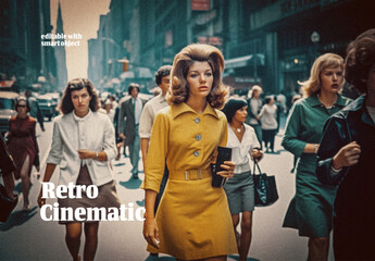 Retro Cinematic Photo Effect