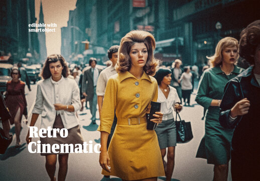 Retro Cinematic Photo Effect
