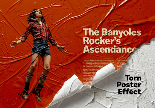 Torn Poster Effect