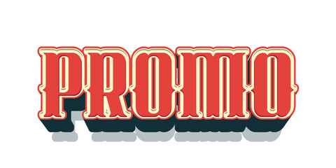 Vintage western promo text effect with wild west 3D typography style isolated PNG © ali