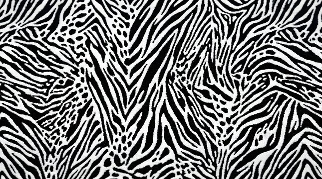 black and white zebra stripes pattern abstract animal print background