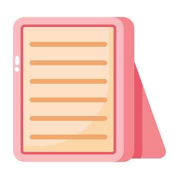 A folded absorbent pet training pad with pink edging.