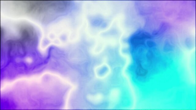 Abstract Liquid Fluid Motion Background with Glowing Blue and Purple Neon Colors