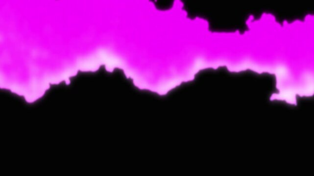 Abstract Motion Background with Glowing Pink Liquid Wave and Dripping Fluid Effect