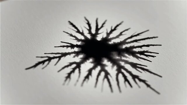 Transitions ink stain spreads screen looping animation background. 
