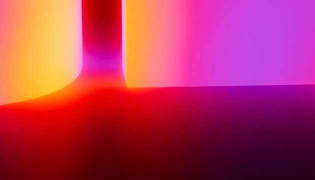 Abstract colorful digital background with smooth vibrant gradients