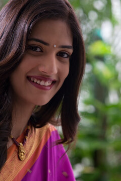 Portrait of a woman smiling 