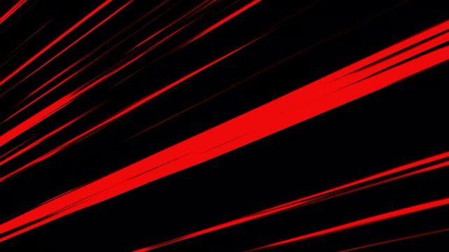 2D Dynamic anime comic speed lines animation with sharp white streaks, powerful attack motion, cartoon action effects and seamless black background overlay for cinematic video projects in ultra HD 4K
