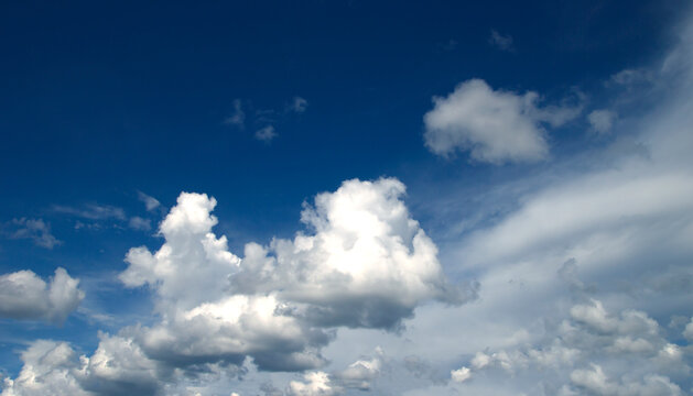 blue sky white clouds