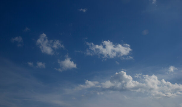 blue sky white clouds