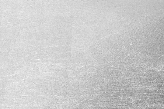 Shiny silver metal plate