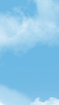 Clouds in the sky 4k