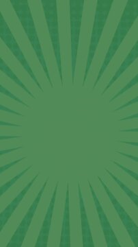 Animation of earth day and wind turbines on moving green background