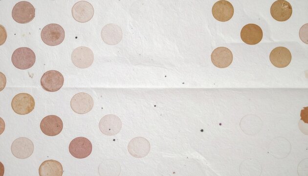 Minimal Japanese Washi Paper with Neutral Circle Pattern