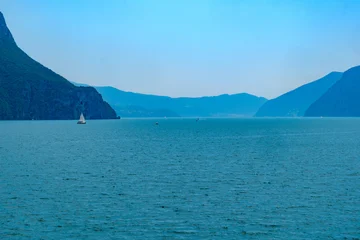 The Sebino lake near Lovere and Castro, Bergamo province, Italy, at June © Claudio Colombo