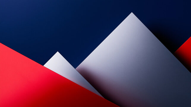 Abstract Geometric Paper Background with Sharp Triangular Shapes