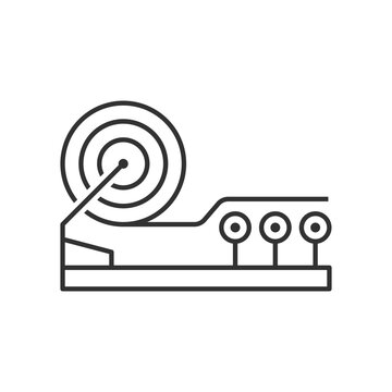 Steel Coil Processing Line Icon