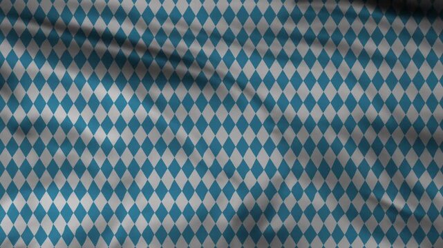 Wavy Bavarian Flag Background