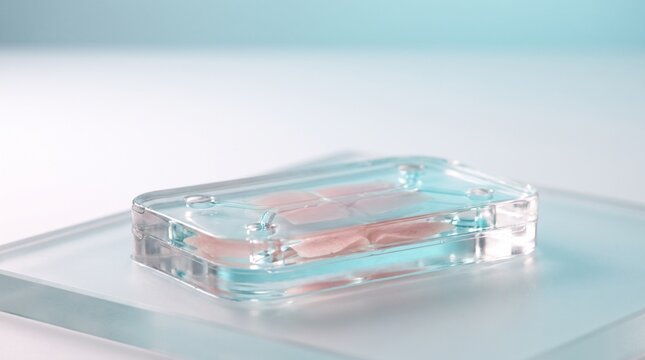 Perfused organ chip with translucent fluid channels