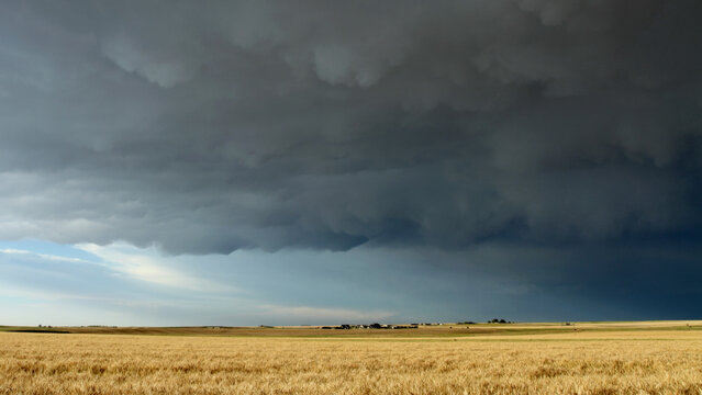 Dramatic Thunderstorm over Colorado Plains