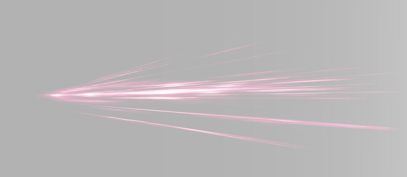 Luminous pink light beams with fast speed streaks, glowing motion lines, bright laser rays, energy trails and dynamic futuristic movement
