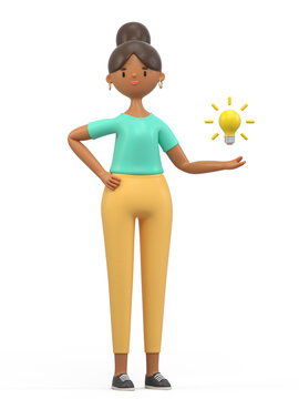 Idea illuminated, a new idea or inspiration., innovative thinking