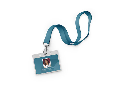 ID Card Mockup Product Launch and Marketing Presentation