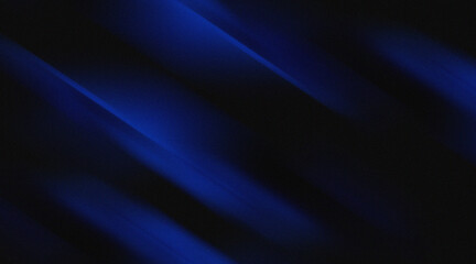 Obraz premium Abstract blue diagonal background with motion line and grain texture.