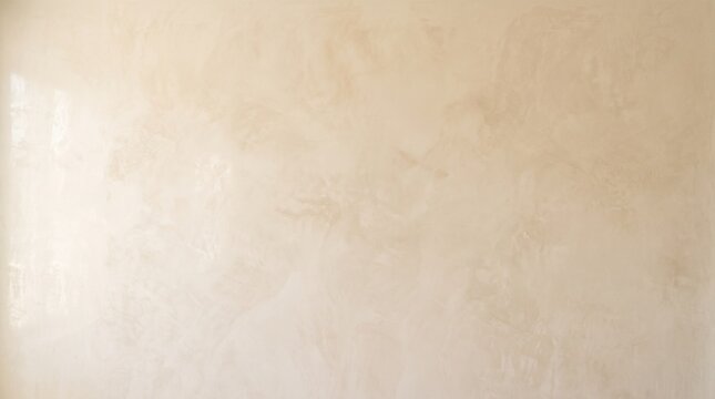 A close up view of a textured beige wall with soft natural lighting and neutral color tones