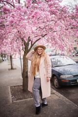 girl at sakura portrait © Oksana