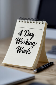 4 four day work week reduction from standard 40 hours to 32 hours with same salary AI Generative