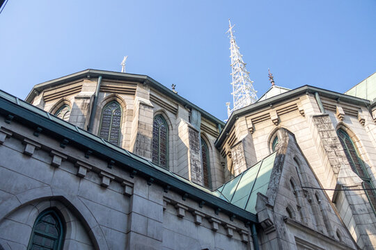 Exterior of the Cathedral of Our Lady of the Assumption at Jakarta, Indonesia