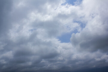 Obraz premium It is a blue sky with clouds.