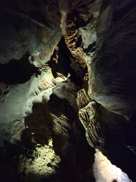 This is the wall inside the cave.