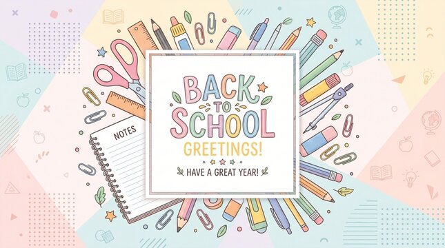 Back to school season brings excitement and fresh beginnings. Celebrate the return with vibrant stationery and cheerful greetings. Here&rsquo;s to a fantastic year ahead!