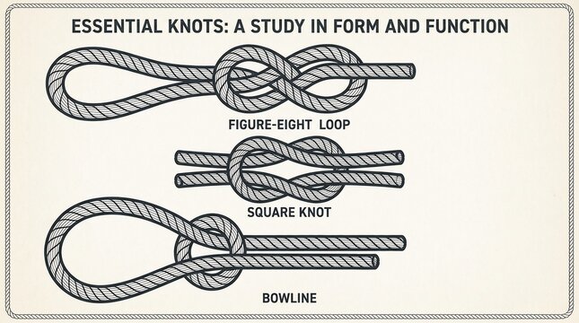 Essential rope knots